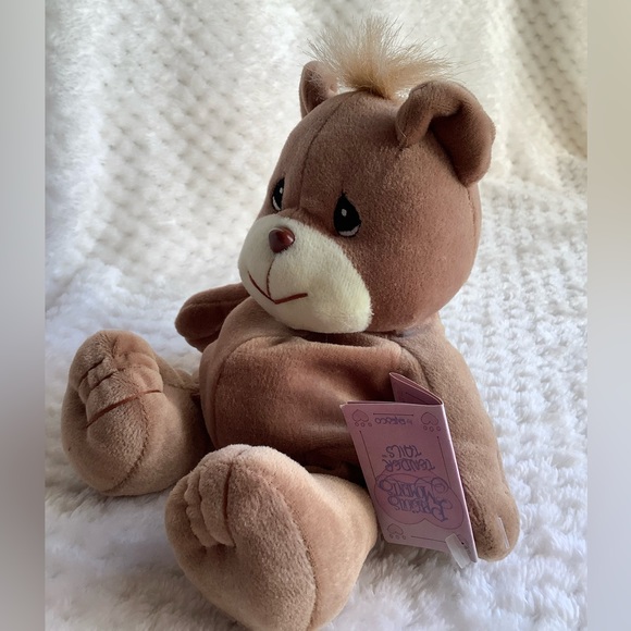 ENESCO Precious Moments Tender Tails Plush Brown Bear Stuffed Animal Toy w Tags - Picture 15 of 15